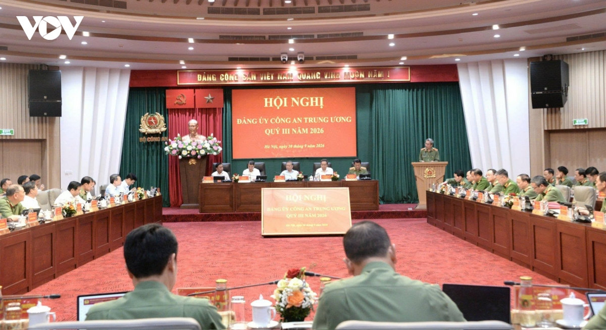 tong bi thu, chu tich nuoc to lam du hoi nghi Dang uy cong an trung uong quy iii hinh anh 1