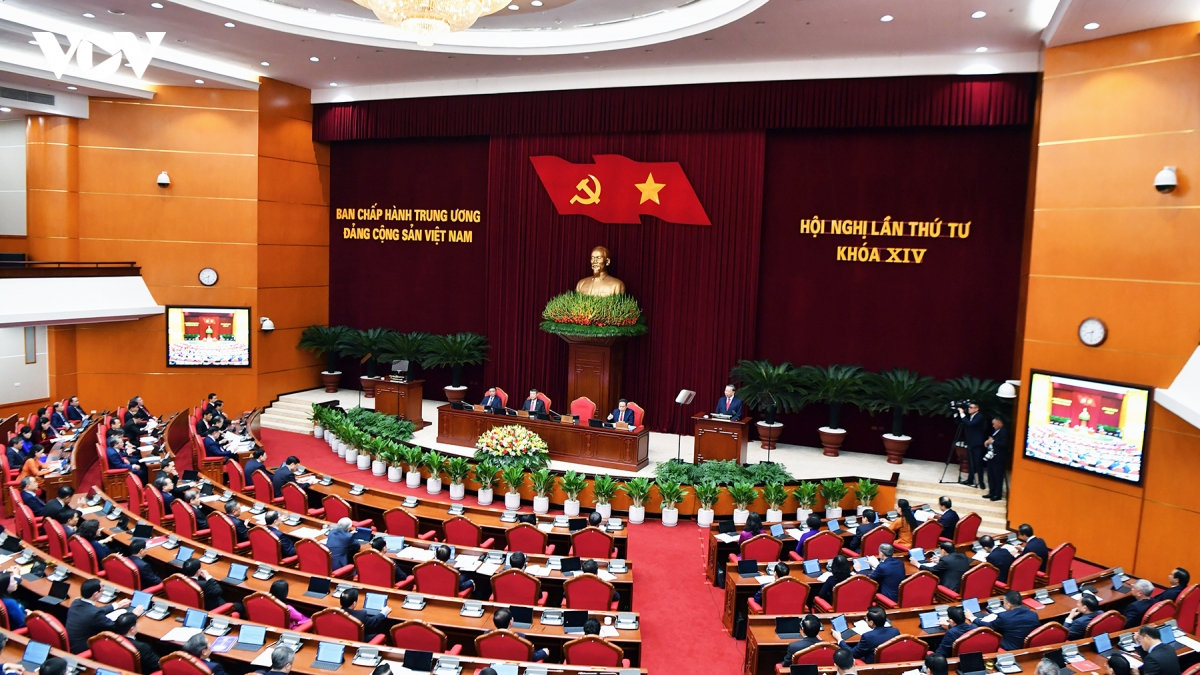 toan canh khai mac hoi nghi lan thu tu ban chap hanh trung uong Dang khoa xiv hinh anh 1