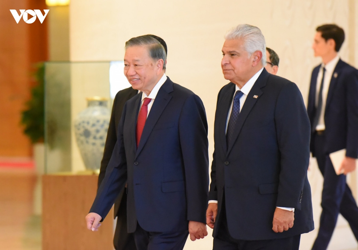 toan canh le don trong the tong thong panama va phu nhan tham chinh thuc viet nam hinh anh 3