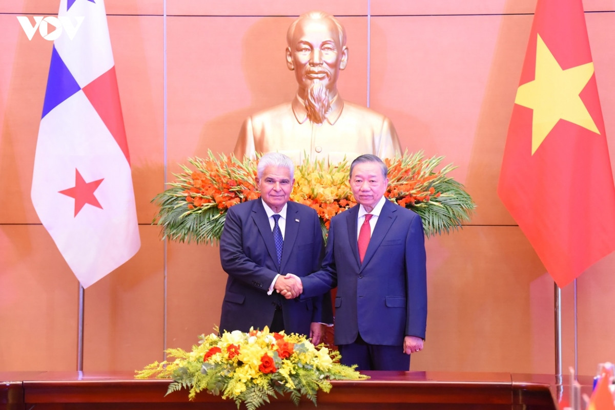 toan canh le don trong the tong thong panama va phu nhan tham chinh thuc viet nam hinh anh 6