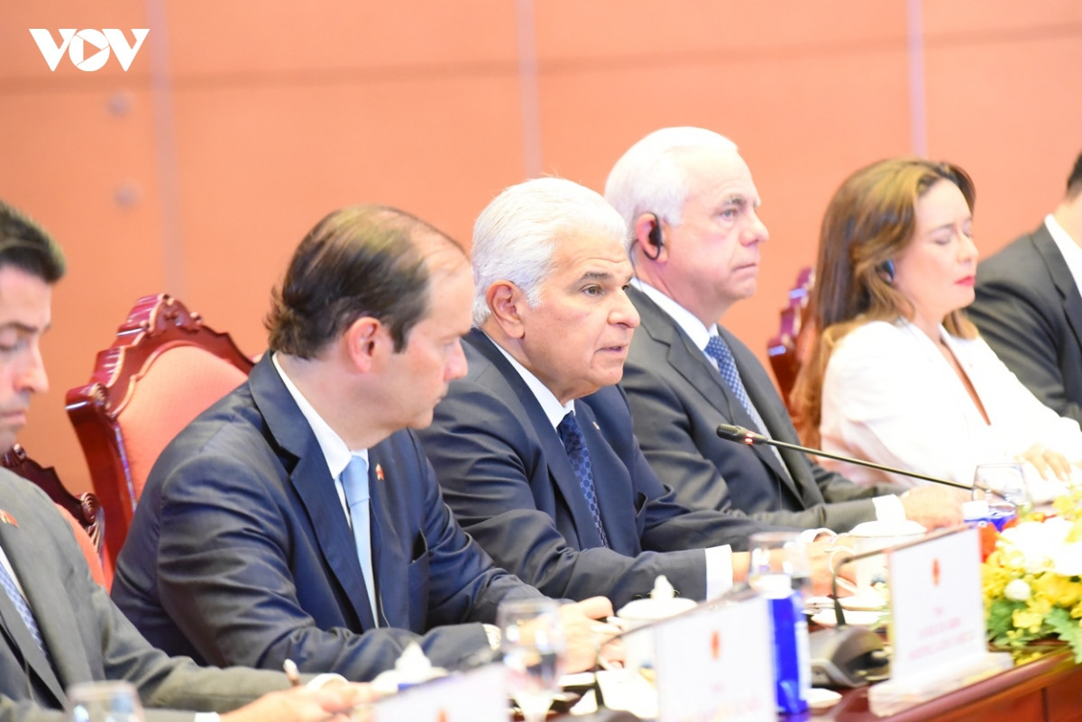 toan canh le don trong the tong thong panama va phu nhan tham chinh thuc viet nam hinh anh 8