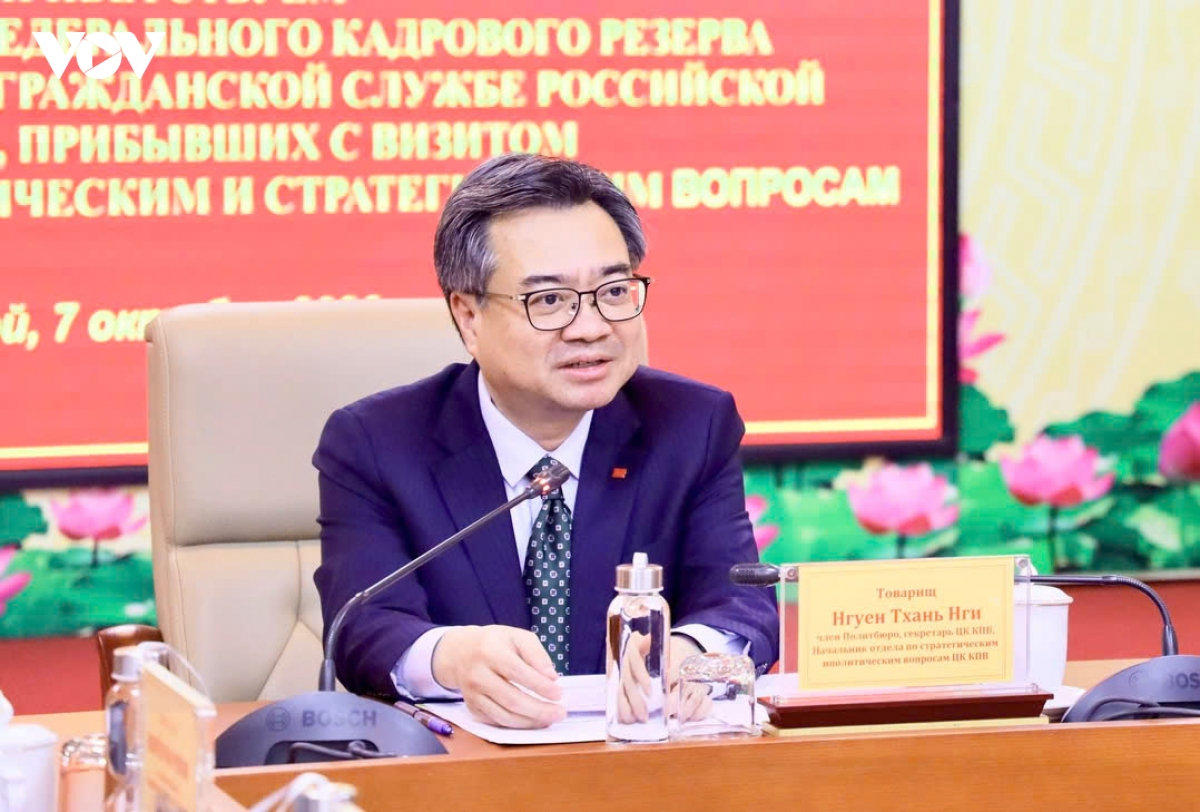 Ông nguyễn thanh nghị tiếp Đoàn cán bộ lãnh đạo liên bang nga hình ảnh 2 Ong nguyen thanh nghi tiep Doan can bo lanh dao lien bang nga hinh anh 2