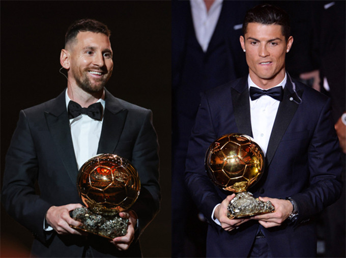 Quả bóng Vàng thế giới chứng kiến cuộc đua song mã của Ronaldo và Messi.