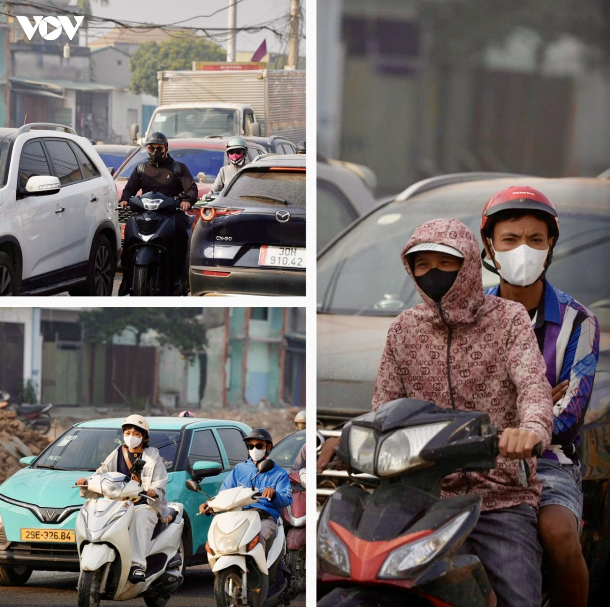 xe co chat vat nhich tung met tren dai cong truong quoc lo 6 - xuan mai, ha noi hinh anh 10