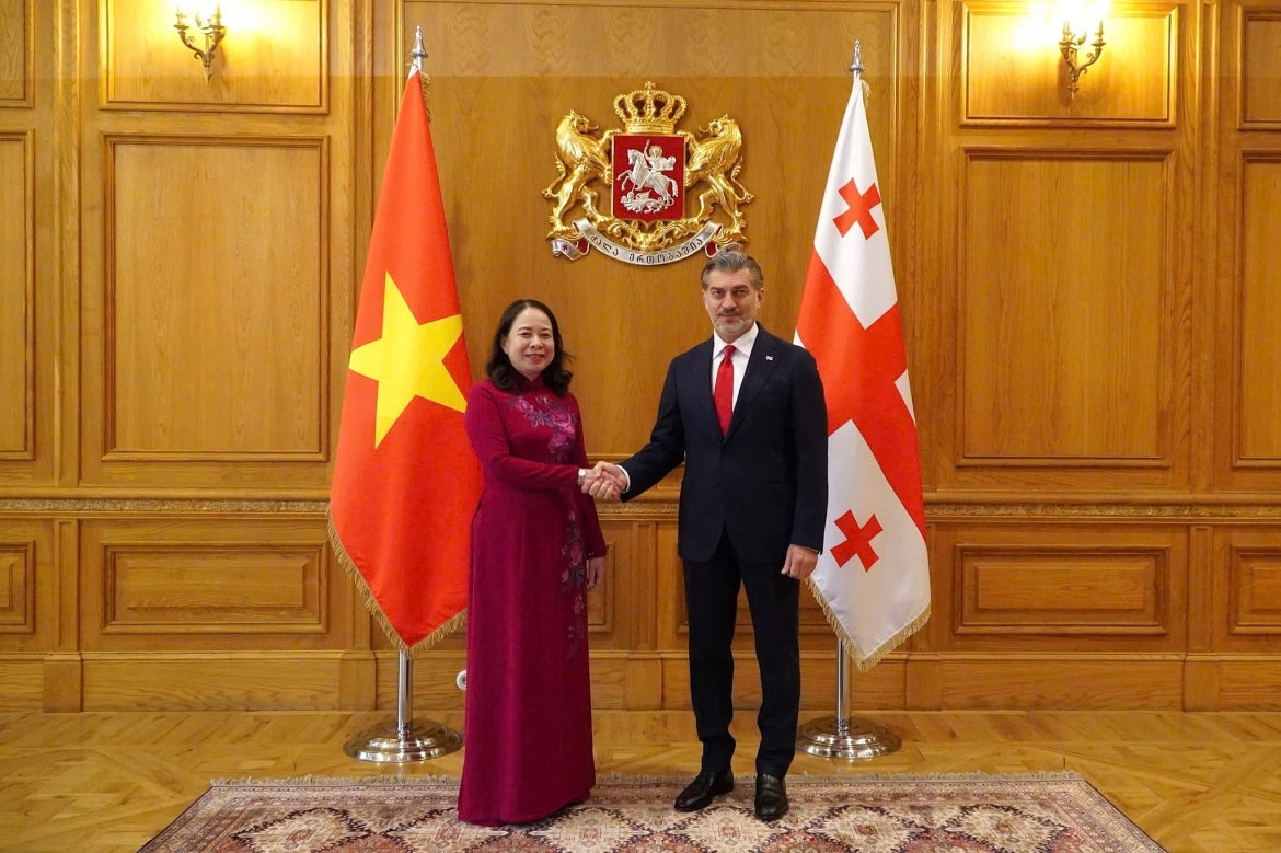phó chủ tịch nước võ thị Ánh xuân hội kiến tổng thống georgia hình ảnh 1 pho chu tich nuoc vo thi Anh xuan hoi kien tong thong georgia hinh anh 1