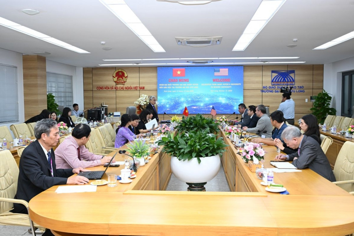 trường Đại học cửu long ký hợp tác với trường Đại học saint peter s, hoa kỳ hình ảnh 1 truong Dai hoc cuu long ky hop tac voi truong Dai hoc saint peter s, hoa ky hinh anh 1