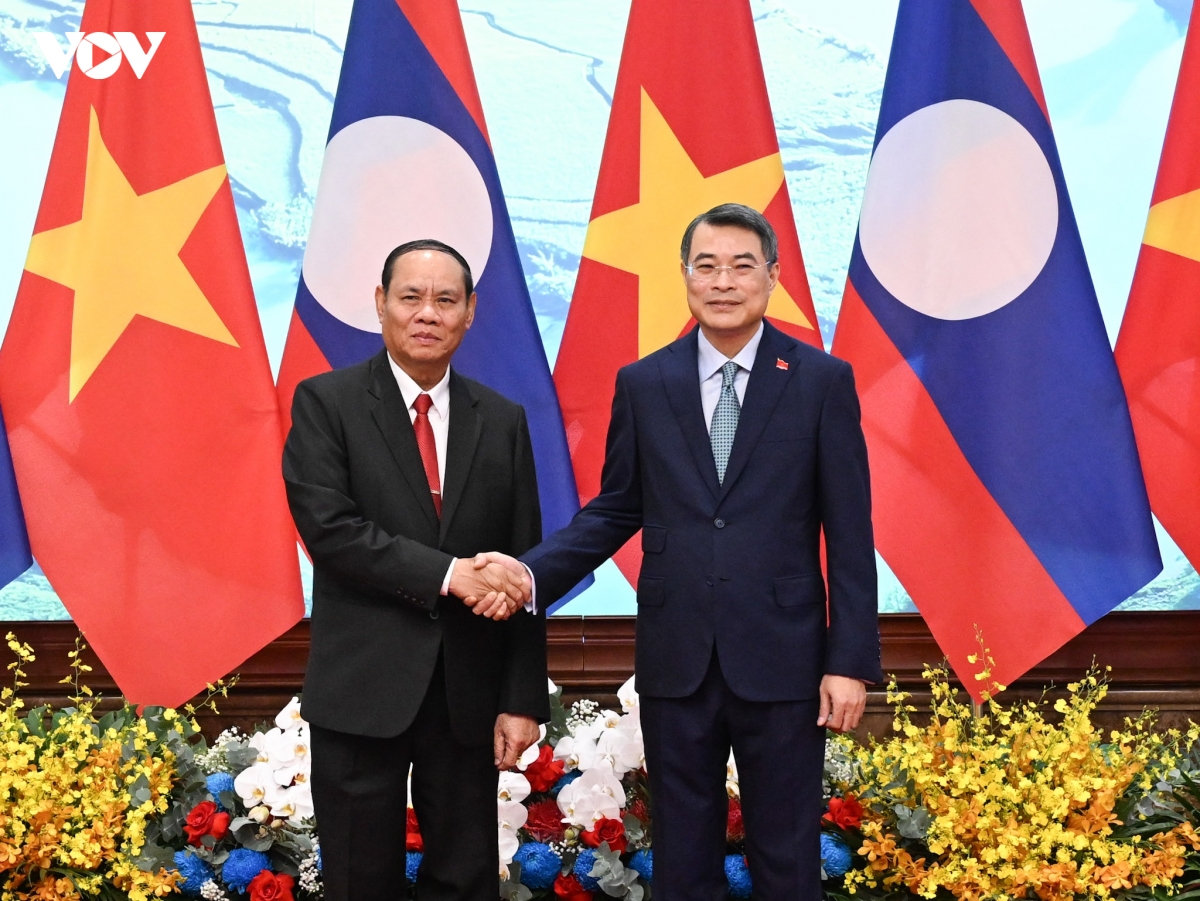 thu tuong tiep thuong truc ban bi thu Dang nhan dan cach mang lao vilay lakhamfong hinh anh 1