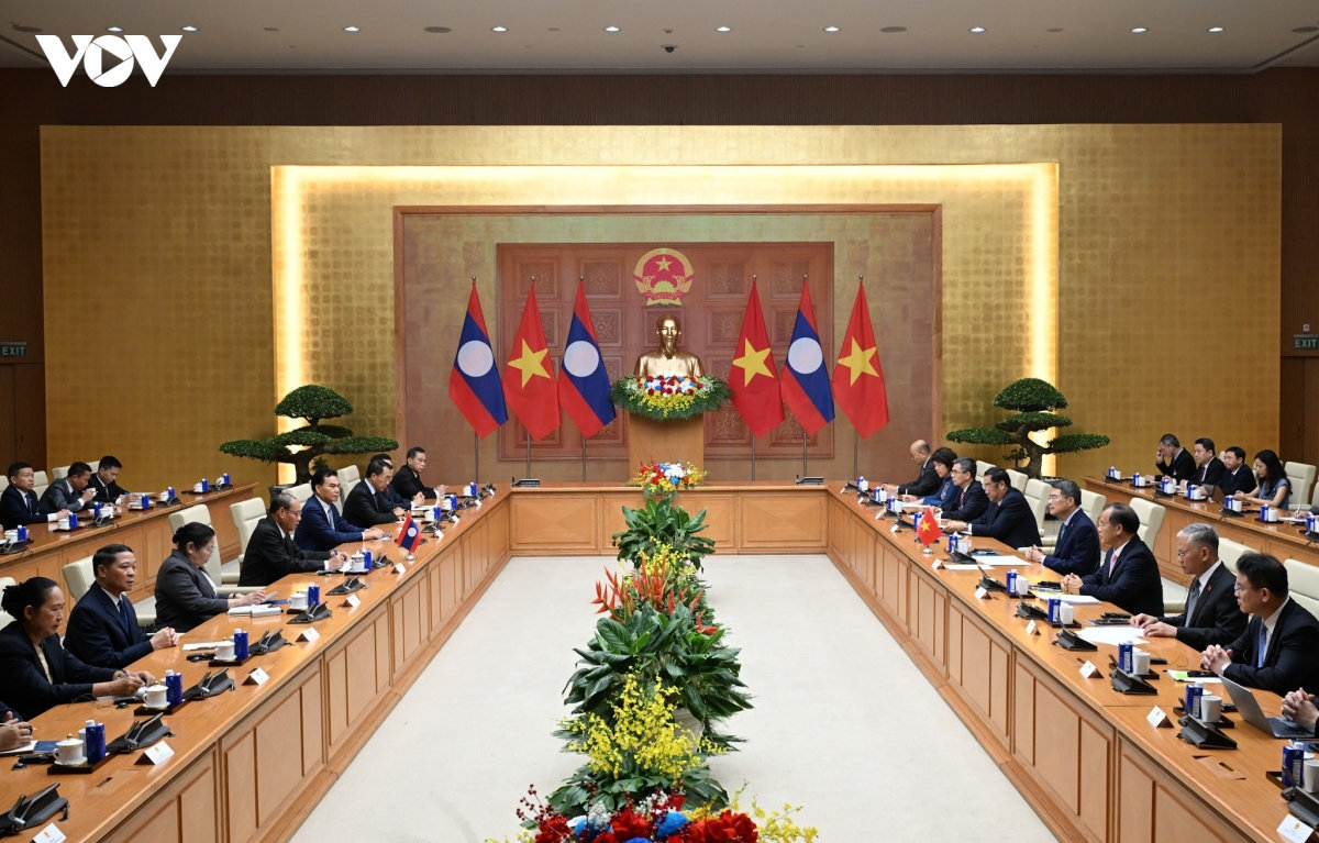 thu tuong tiep thuong truc ban bi thu Dang nhan dan cach mang lao vilay lakhamfong hinh anh 4