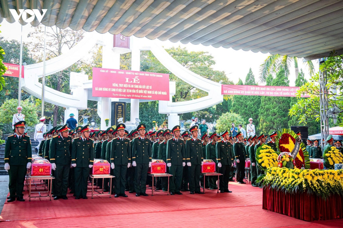 tuyên quang sẵn sàng cho lễ truy điệu, an táng 93 hài cốt liệt sĩ hình ảnh 2 tuyen quang san sang cho le truy dieu, an tang 93 hai cot liet si hinh anh 2