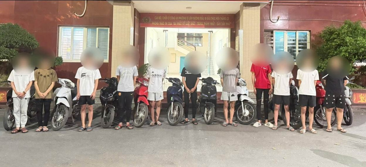 triệu tập thêm 17 đối tượng vụ đoàn xe máy náo loạn sân mỹ Đình, hà nội hình ảnh 1 trieu tap them 17 doi tuong vu doan xe may nao loan san my Dinh, ha noi hinh anh 1