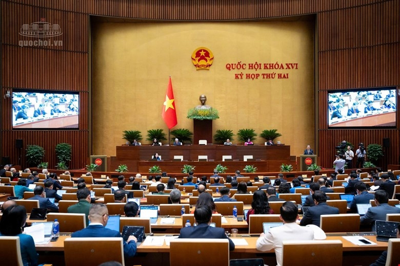 lanh dao Dang, nha nuoc du phien khai mac ky hop thu 2, quoc hoi khoa xvi hinh anh 3