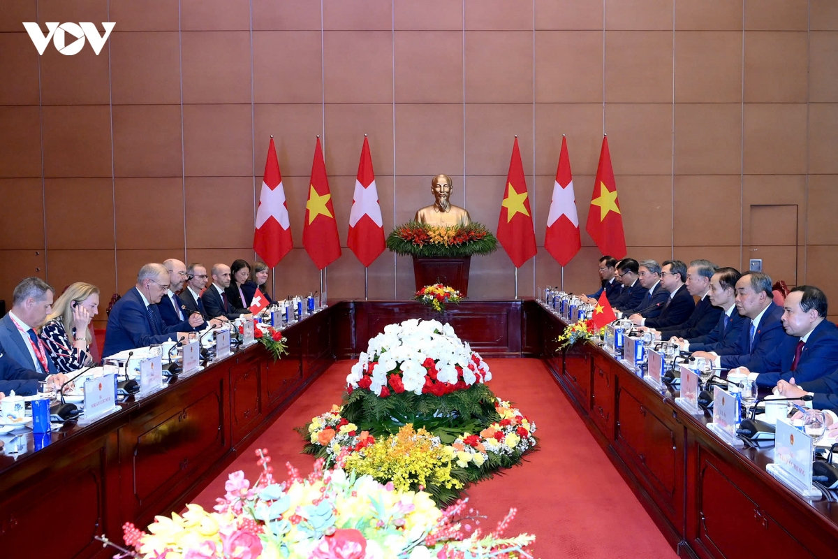 tong bi thu, chu tich nuoc to lam hoi dam voi tong thong thuy si guy parmelin hinh anh 2
