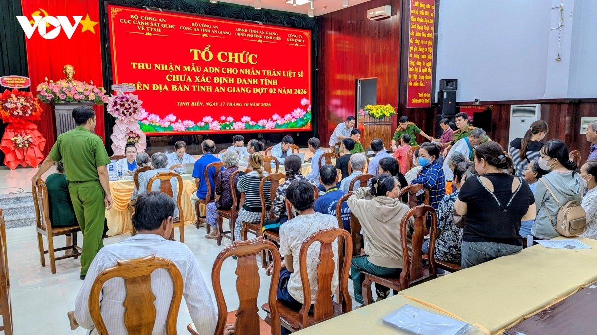 an giang thu nhận mẫu adn đợt 2 cho thân nhân liệt sĩ chưa xác định danh tính hình ảnh 1 an giang thu nhan mau adn dot 2 cho than nhan liet si chua xac dinh danh tinh hinh anh 1