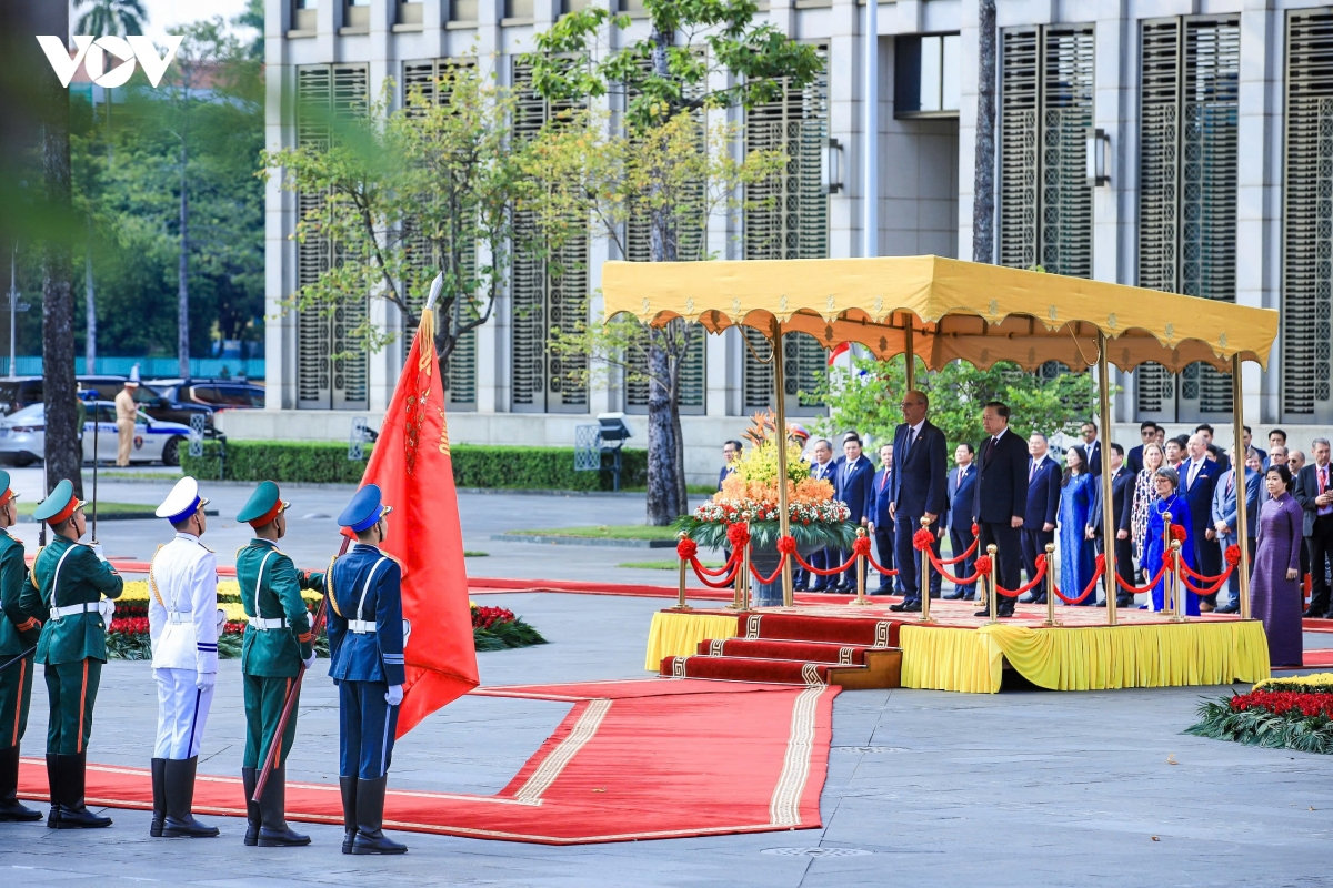 tổng bí thư, chủ tịch nước tô lâm chủ trì lễ đón tổng thống thụy sỹ guy parmelin hình ảnh 4 tong bi thu, chu tich nuoc to lam chu tri le don tong thong thuy sy guy parmelin hinh anh 4