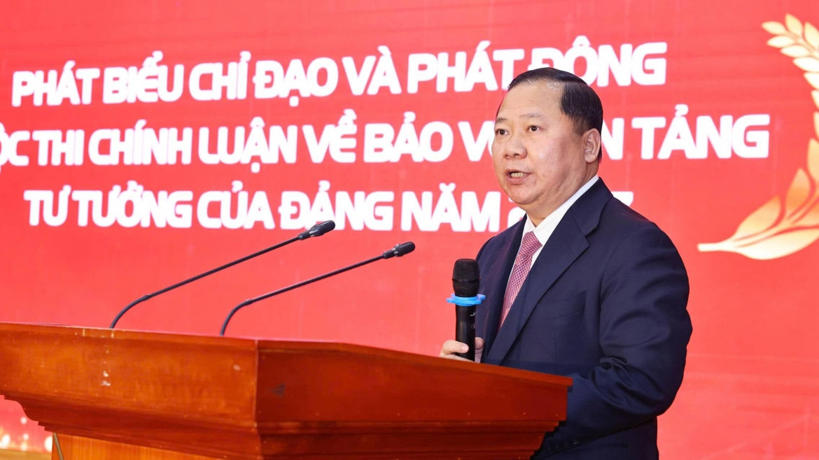 hơn 10.000 tác phẩm dự thi chính luận bảo vệ nền tảng tư tưởng của Đảng hình ảnh 1 hon 10.000 tac pham du thi chinh luan bao ve nen tang tu tuong cua Dang hinh anh 1