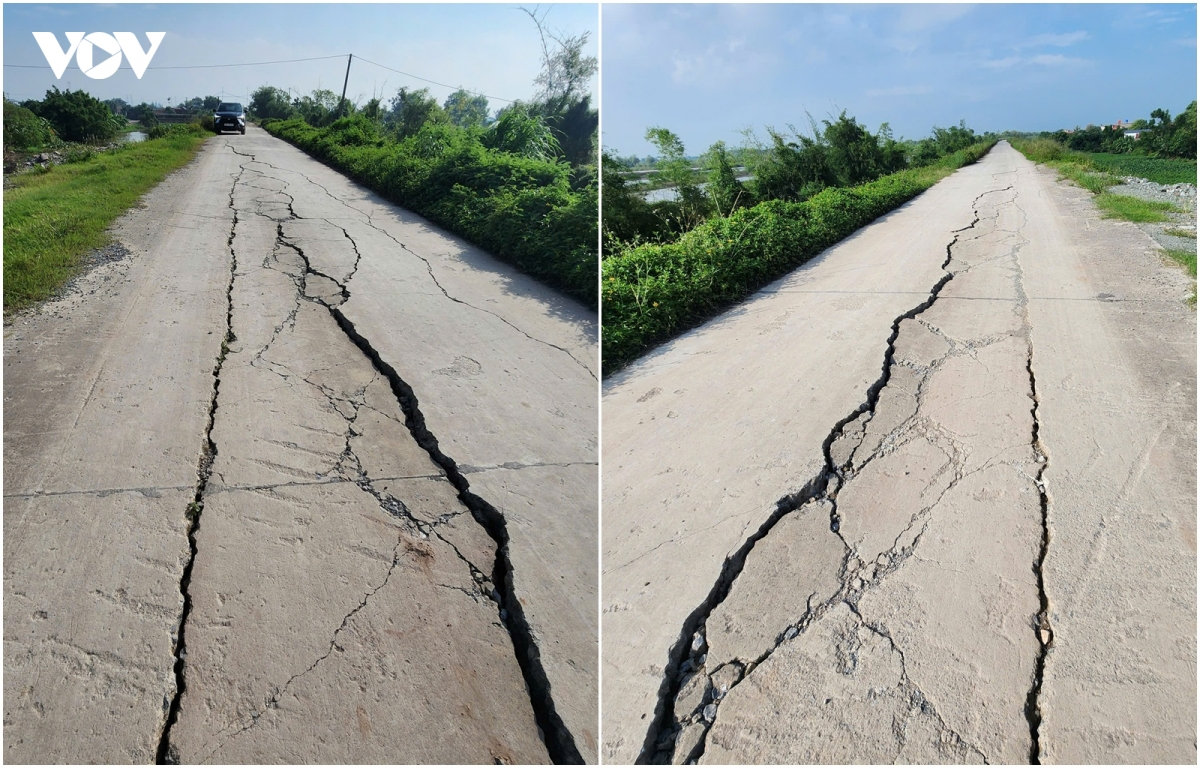 mat de song Day nut toac, cau xay xong nhung thieu duong ket noi o ninh binh hinh anh 8