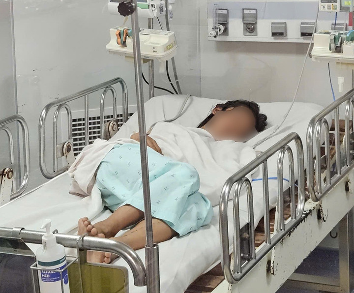 Ca bệnh mắc não mô cầu tại Bệnh viện Bệnh Nhiệt đới. (Ảnh: BVCC)