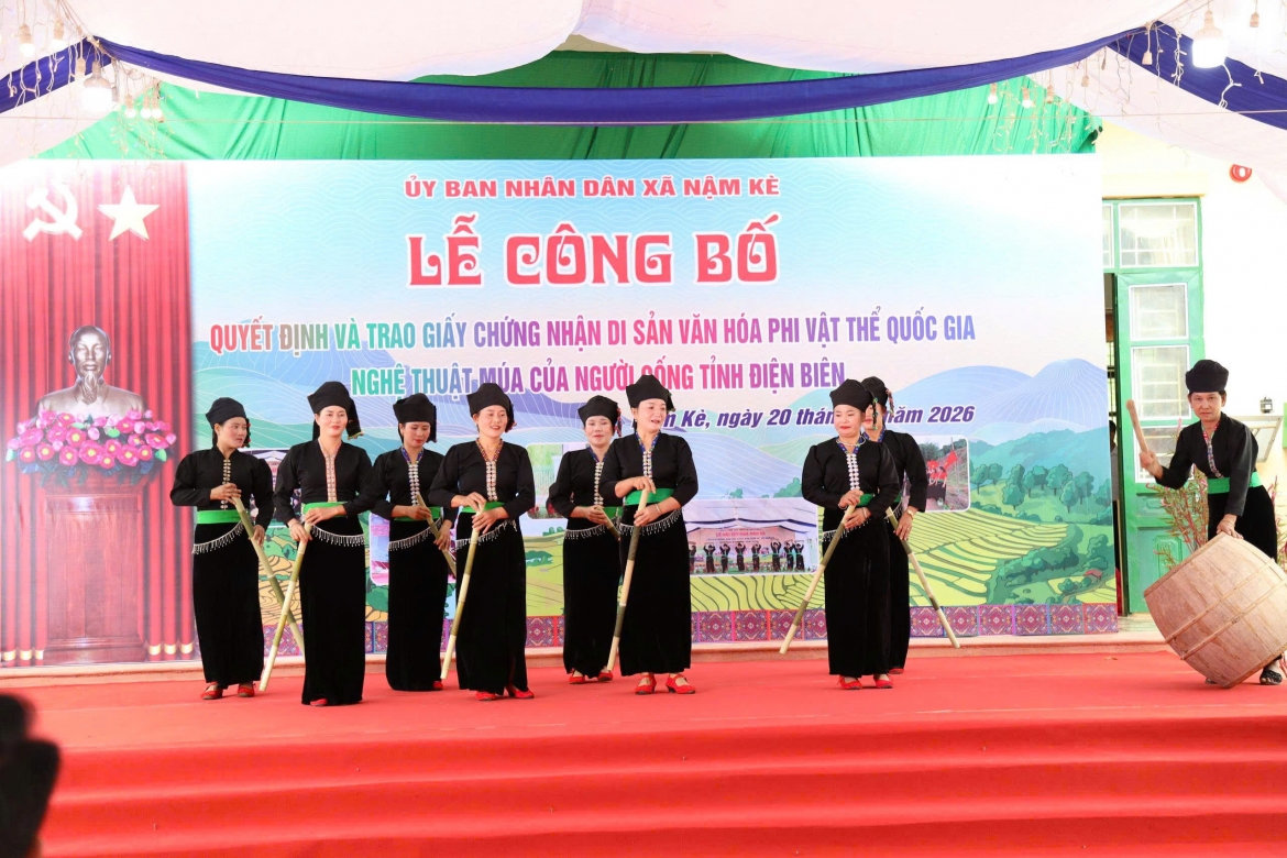 Dien bien nghe thuat mua cua nguoi cong la di san van hoa phi vat the quoc gia hinh anh 2