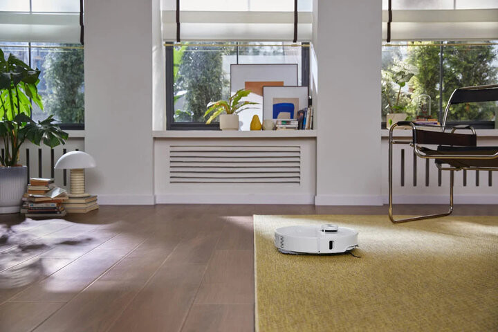 Robot tự do di chuyển trong nhà để tạo bản đồ và có thể tải lên máy chủ đám mây.