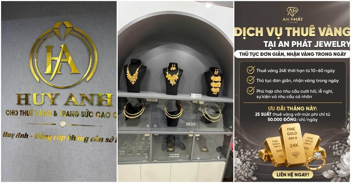 Triệt phá đường dây cho thuê vàng để cho vay lãi nặng với lãi suất có trường hợp lên đến hơn 500%/năm. (Ảnh: Công an TP.HCM)