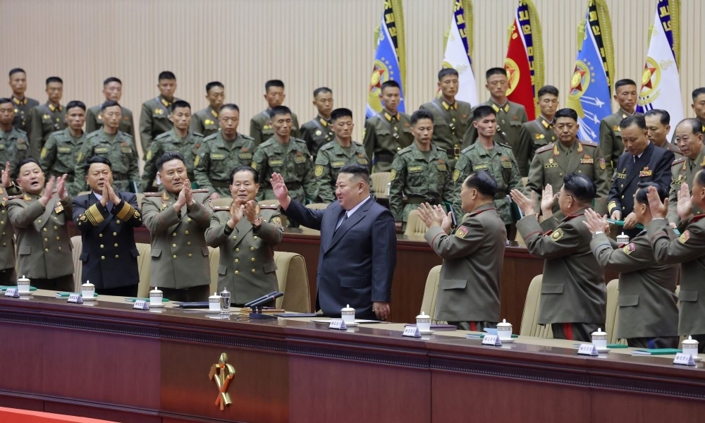 nhà lãnh đạo triều tiên kim jong un kêu gọi xây dựng lực lượng vũ trang mạnh nhất hình ảnh 1 nha lanh dao trieu tien kim jong un keu goi xay dung luc luong vu trang manh nhat hinh anh 1