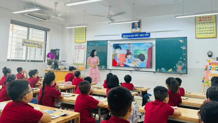 (Ảnh minh họa: Trường Tiểu học Cầu Giấy B, Hà Nội)