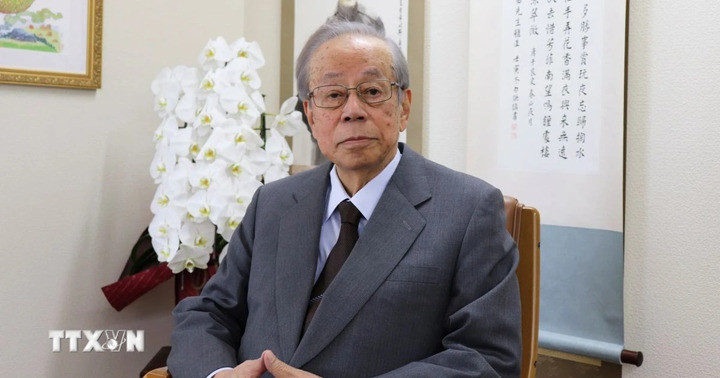 Cựu Thủ tướng Nhật Bản Yasuo Fukuda. (Ảnh: TTXVN)