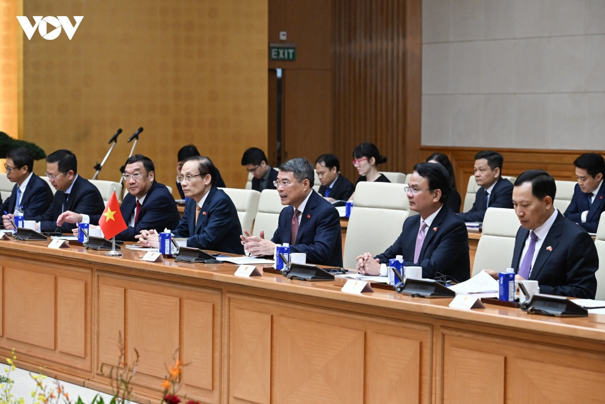 thu tuong le minh hung chu tri le don va hoi dam voi thu tuong ba lan hinh anh 7