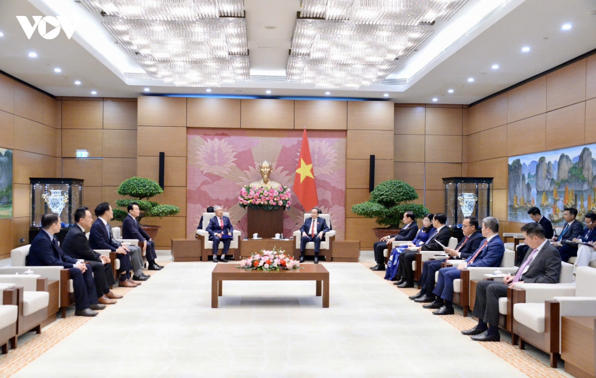 chủ tịch quốc hội trần thanh mẫn tiếp chủ tịch hội hữu nghị hàn quốc - việt nam hình ảnh 6 chu tich quoc hoi tran thanh man tiep chu tich hoi huu nghi han quoc - viet nam hinh anh 6