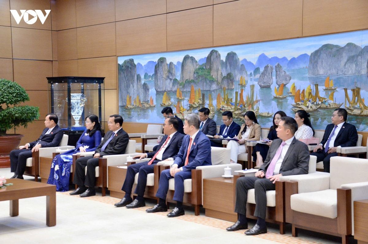chủ tịch quốc hội trần thanh mẫn tiếp chủ tịch hội hữu nghị hàn quốc - việt nam hình ảnh 5 chu tich quoc hoi tran thanh man tiep chu tich hoi huu nghi han quoc - viet nam hinh anh 5
