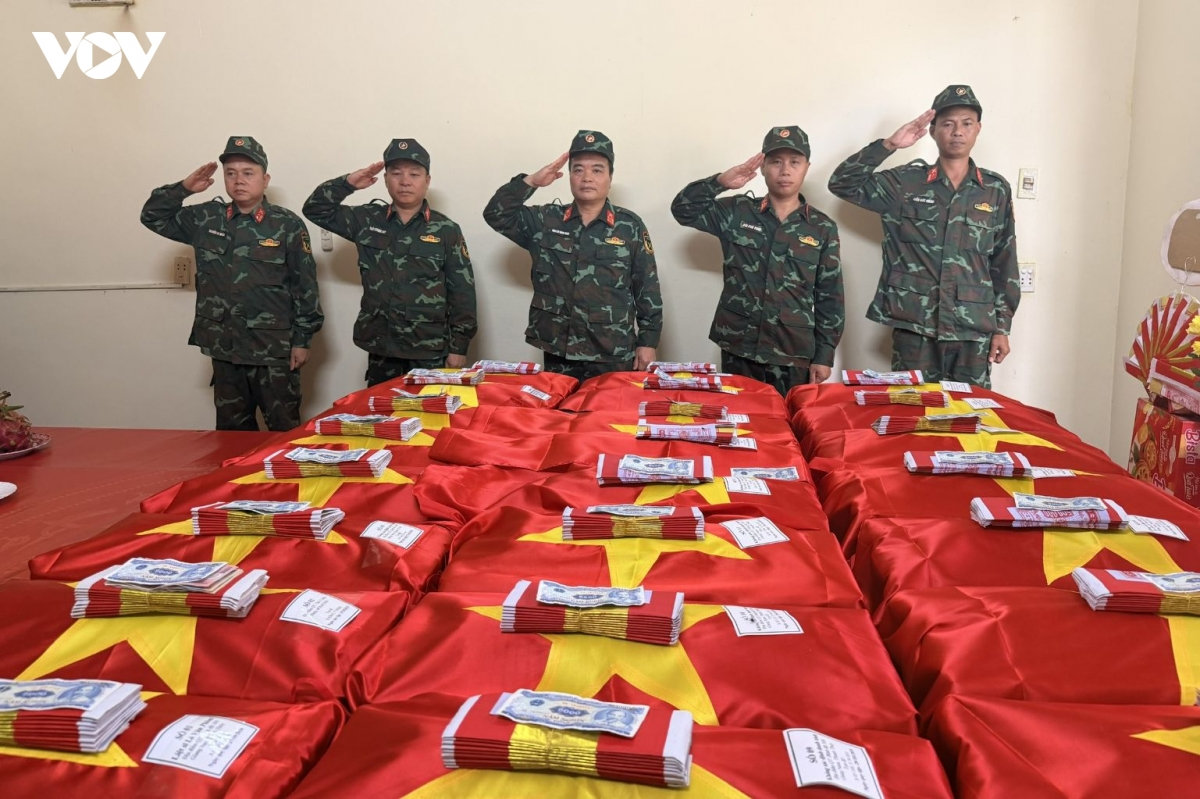 them 22 hai cot liet si duoc tim thay tai xa thanh thuy, tinh tuyen quang hinh anh 2