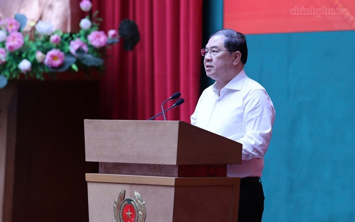 Phó Thủ tướng Thường trực Phạm Gia Túc phát biểu chỉ đạo Hội nghị (Ảnh: chinhphu.vn/Phương Nguyên)