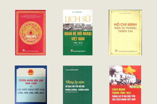 Chùm sách về cách mạng Việt Nam và Chủ tịch Hồ Chí Minh (19/8//2020)