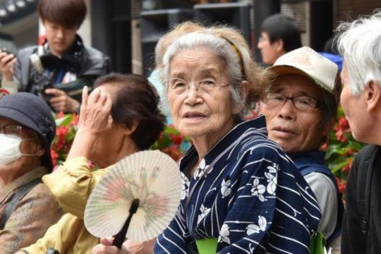 Số người già trên 100 tuổi của Nhật Bản nhiều nhất thế giới