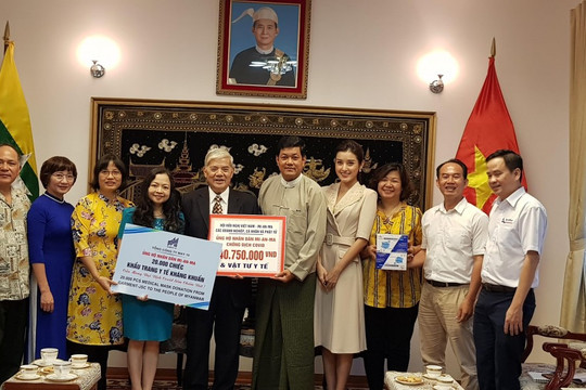 Hội hữu nghị Việt Nam-Myanmar kêu gọi quyên góp ủng hộ nhân dân Myanmar