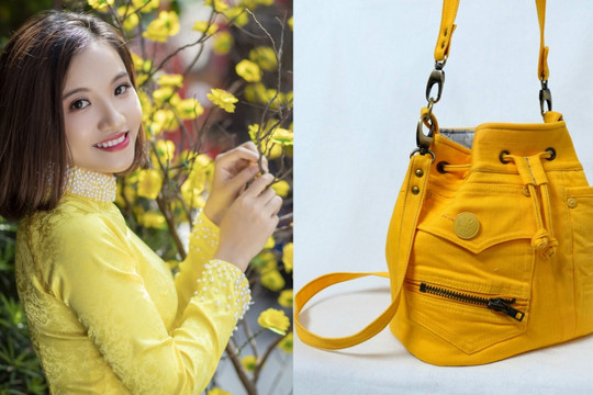 Cô gái trẻ “biến” những chiếc quần Jean lỗi mốt thành balo, túi xách xinh xắn