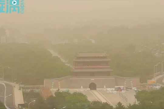 Cát bụi lại tấn công thủ đô Bắc Kinh 