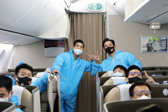 Các thành viên ĐT Việt Nam âm tính với SARS-CoV-2