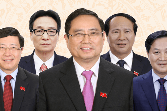 27 thành viên Chính phủ nhiệm kỳ 2021 - 2026