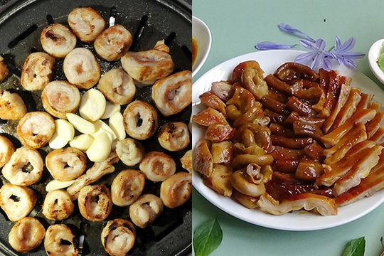 Chỉ 1 bộ lòng heo mà chế biến ra đủ loại món ngon, bạn ăn thử món cuối chưa?