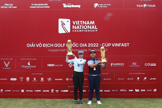 Giải Vô địch Golf Quốc gia 2022: Nguyễn Anh Minh, Đoàn Xuân Khuê Minh lên ngôi