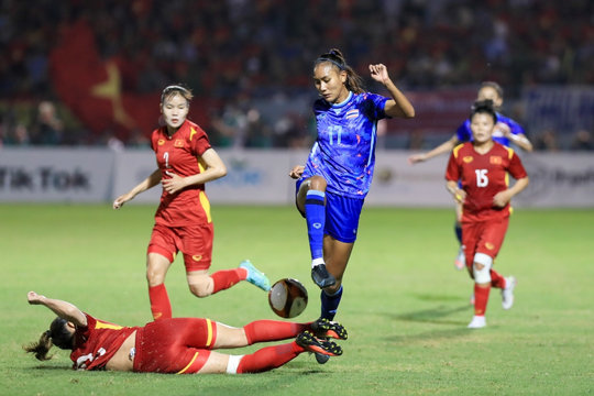TRỰC TIẾP ĐT nữ Việt Nam 0 - 0 ĐT nữ Thái Lan: Bàn thắng rất gần