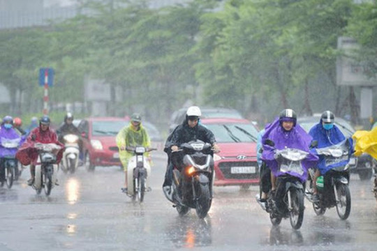 Thời tiết hôm nay 16/6: Các tỉnh miền Bắc tiếp tục có mưa rào và rông