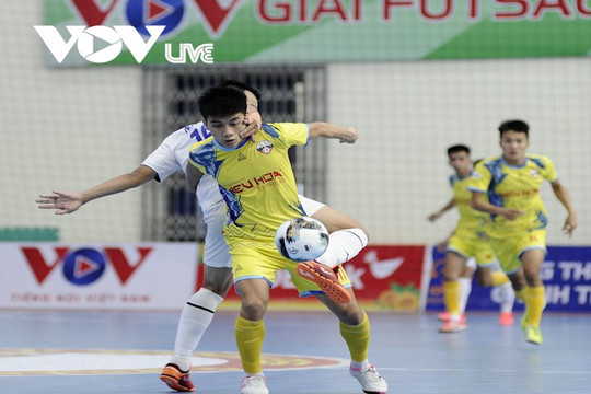 Giải futsal HDBank VĐQG 2022: Thái Sơn Nam "đè bẹp" Hiếu Hoa Đà Nẵng