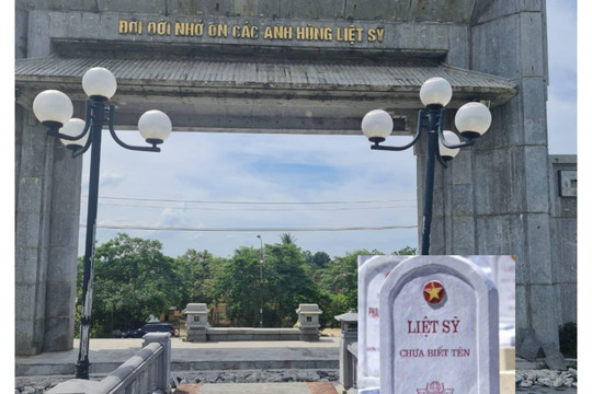Đổi bia mộ liệt sĩ 'chưa biết tên': Giám đốc Sở LĐTB&XH Quảng Trị nói gì?