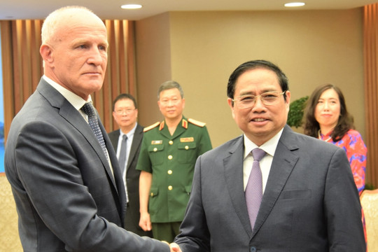 Thủ tướng Phạm Minh Chính tiếp Đoàn các nhà khoa học Nga