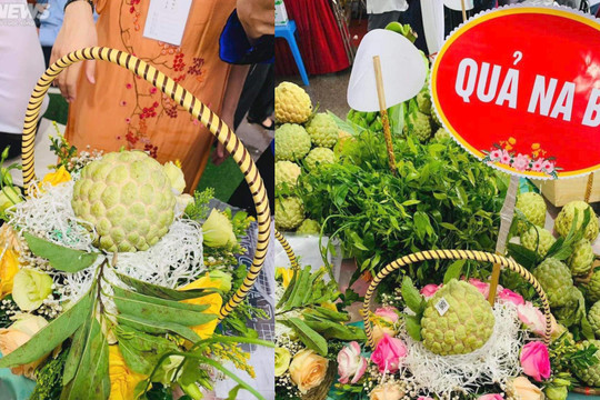 3 quả na nặng hơn 3kg ở Lạng Sơn được đấu giá gần 160 triệu đồng