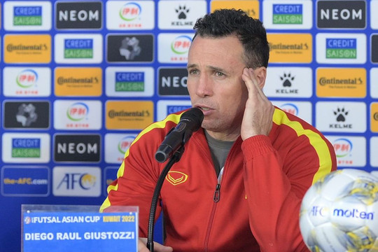 HLV Giustozzi: Futsal Việt Nam chưa bắt kịp Thái Lan, Iran