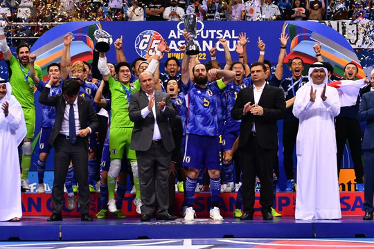 Nhật Bản vô địch Futsal châu Á 2022 sau trận chung kết ''điên rồ'' với Iran