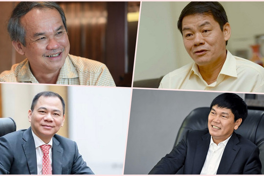 Thời tay trắng ít người biết của 4 tỷ phú Việt